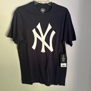 New Men’s Small, Navy Blue, New York Yankees 100% Cotton tee-shirt